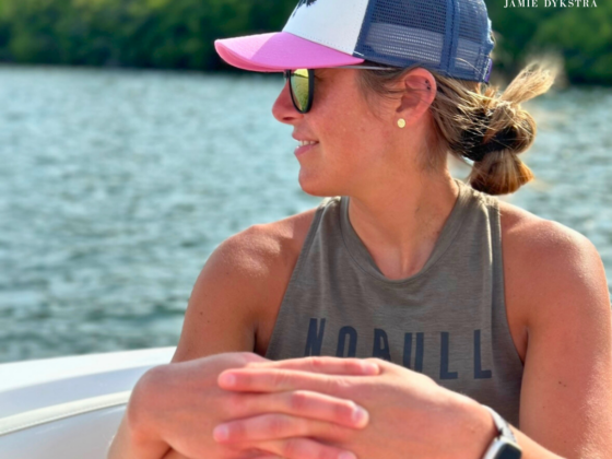 I feel joy while riding on the boat.
