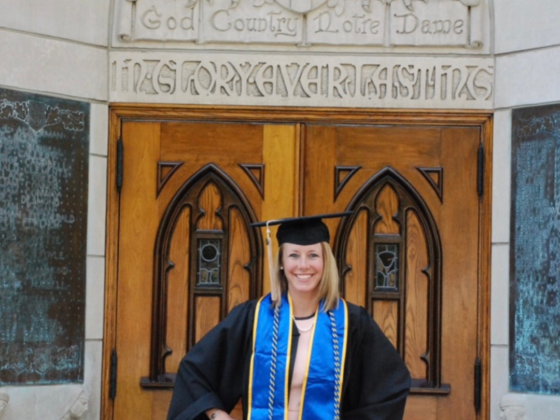 My undergraduate graduation from Notre Dame.