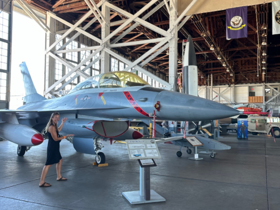 Me at an aviation museum in New Jersey.