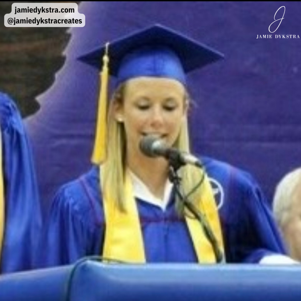 Me at my high school graduation.